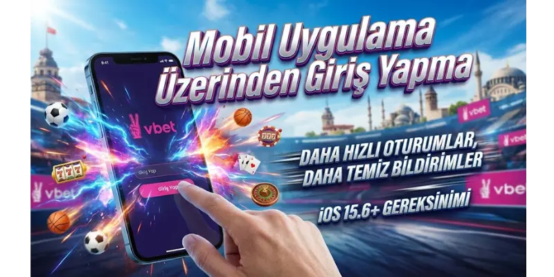Mobil Uygulama Üzerinden Giriş Yapma